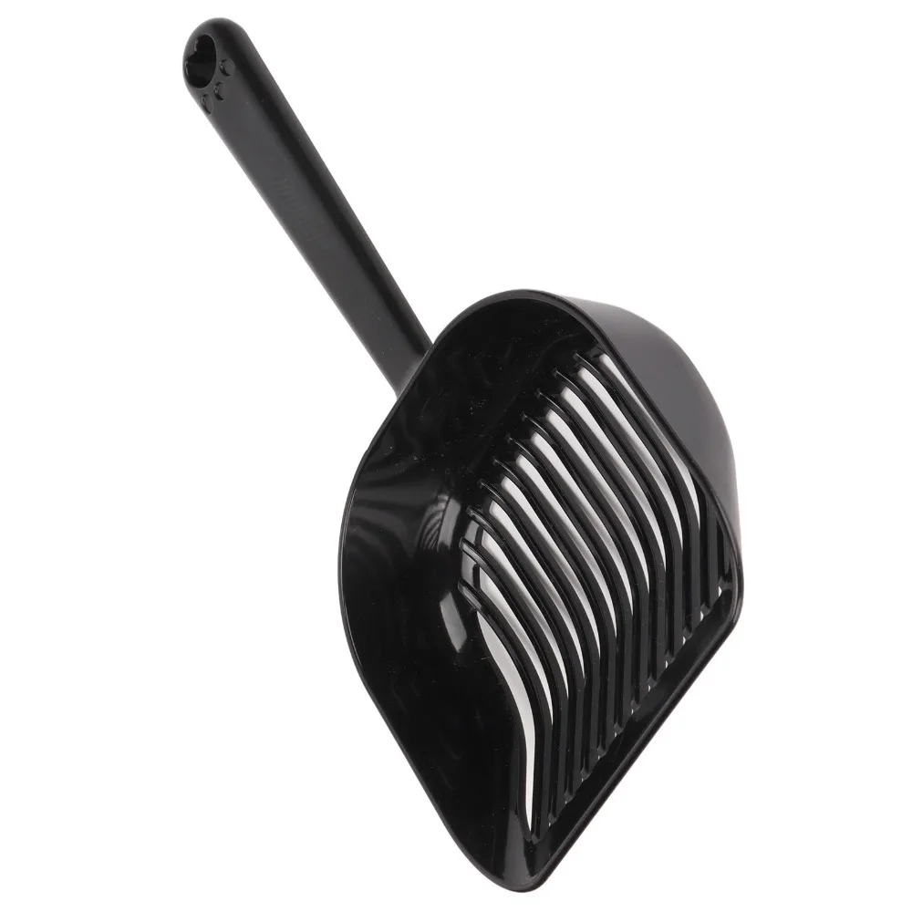 ABS Plastic Cat Litter Scoop Filtering Design 5mm Slot Spacing Litter Sifting Scoop with Ergonomic Handle Cat Poop Shovel