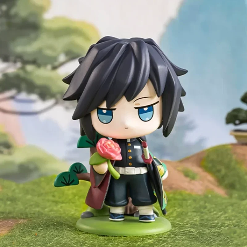Pop Mart Demon Slayer Geboorte Bloem Serie Blind Box Guess Bag Mystery Box Speelgoed Pop Leuke Anime Figuur Ornamenten Gift Collection