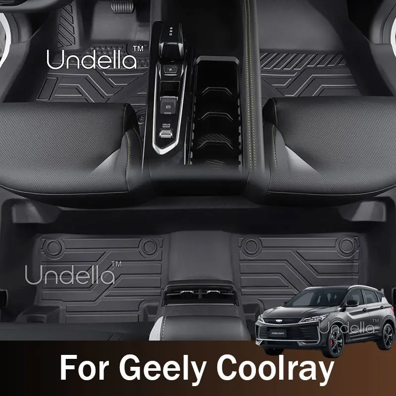 For Geely Coolray 2026 2025 Coolray Plus Car TPE Floor Mats All Weather Cargo Floor Liner Waterproof Trunk Mat  Accessories