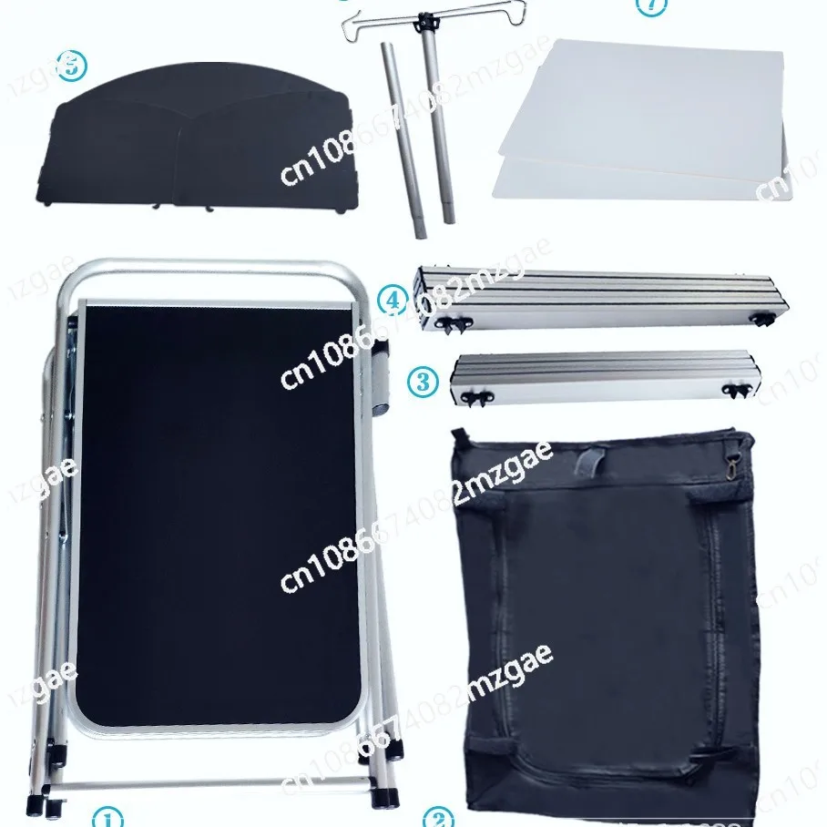 

Складной стол из алюминиевого сплава с тканевым шкафчиком, популярный для кемпинга и мобильной кухни на открытом воздухе