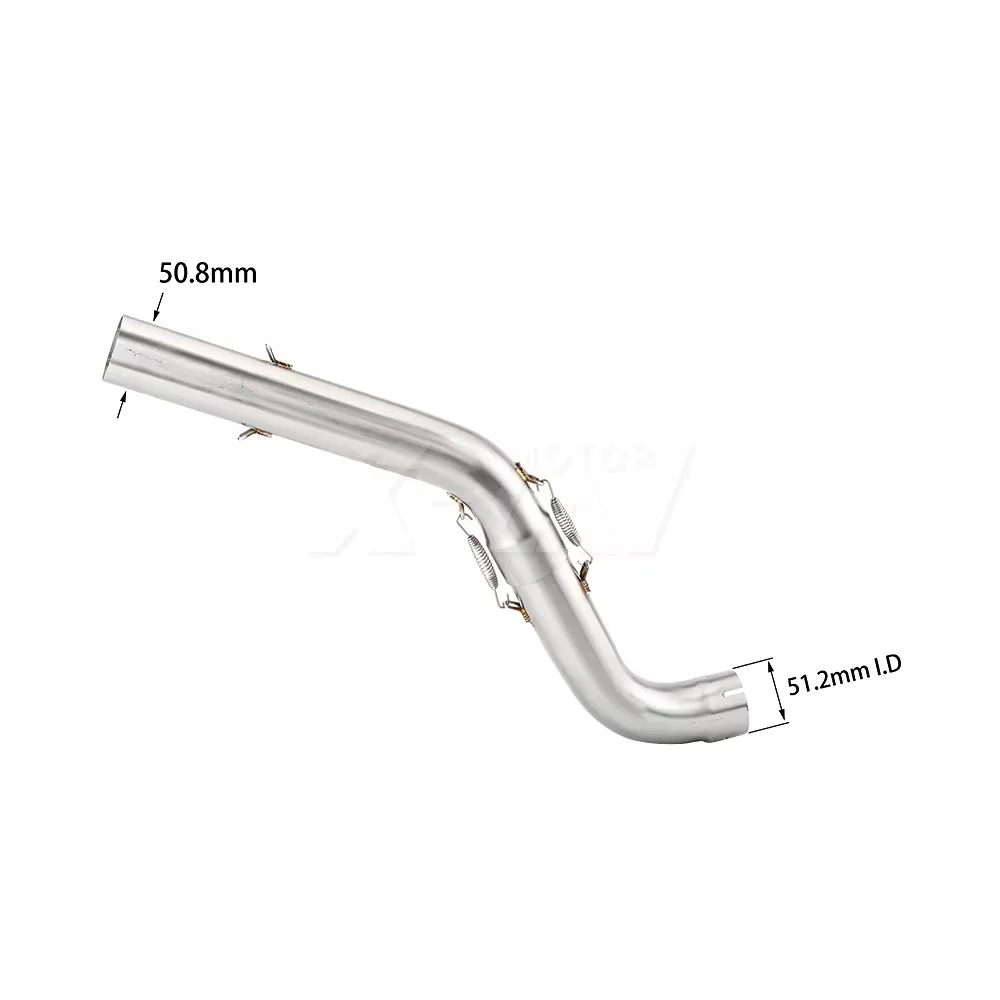 Motorcycle For Triumph Tiger 1050 Sport 2013-2020 Tiger1050 Tiger Sport Motorcycle Exhaust Header High Level Link Pipe 51mm