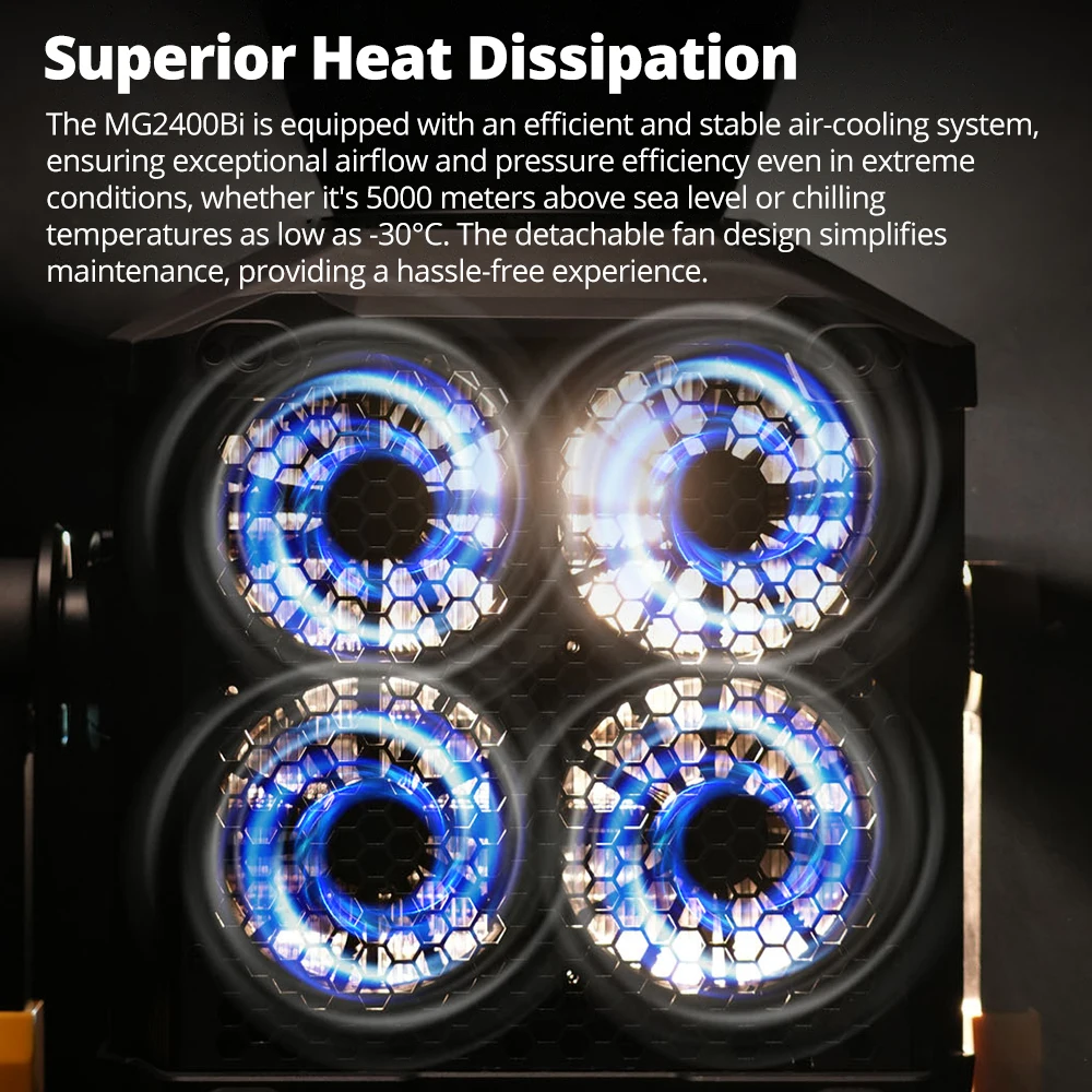 Noli MG2400Bi doppia temperatura di colore LED luce 2900W ad alta potenza APP controllo fotografia luce fissa