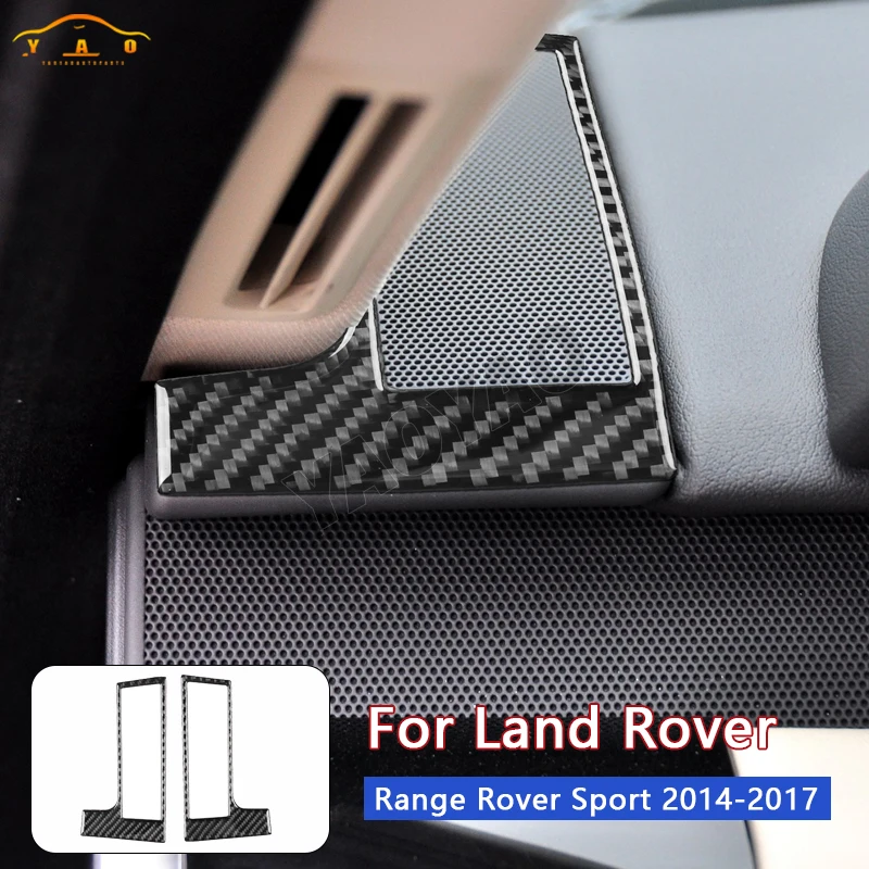 

Car Interior Accessories For Land Rover Or Range Rover Sport 2014 2015 2016 2017 Carbon Fiber Air Vent Stickers