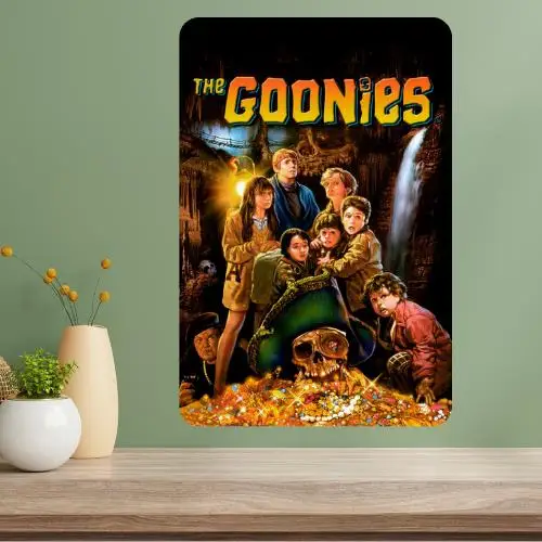 Affiche métallique du film classique Goonies