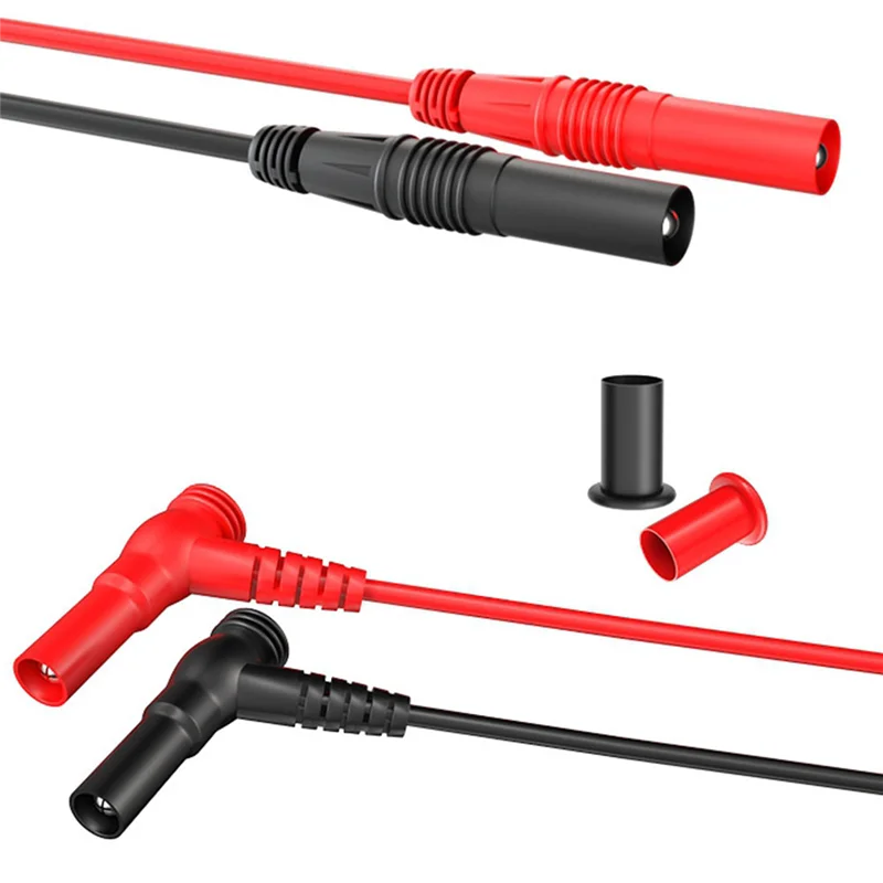 

Most-Multimeter Probe Test Leads Kit With Digital Electrical Test Probes Set Alligator Clip Test Hook Flexible Wire