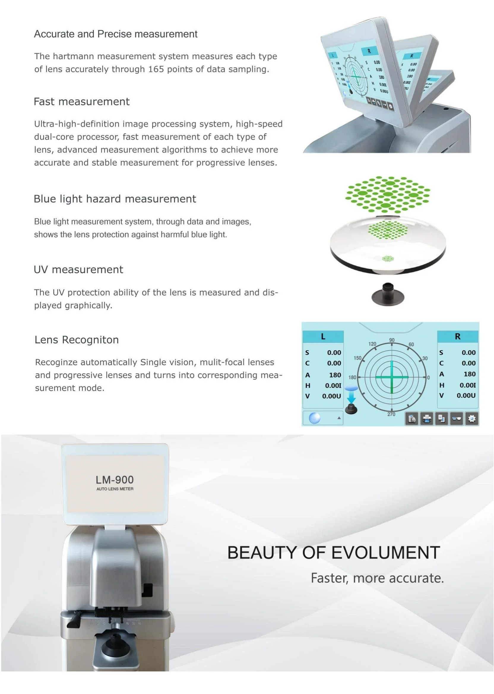 Optometry Instruments Digital Lensometer Auto Lens Meter Optical Digital Auto Lens Meter Lensometer Automatic Focimeter Machine