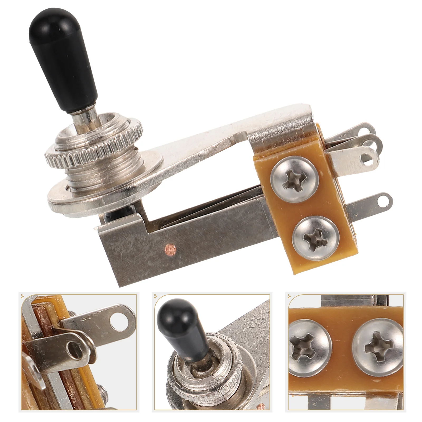 

Electric Guitars Gear Toggle Replacement Wiring Kit Part Rocker Panel Metal Pickup Selector