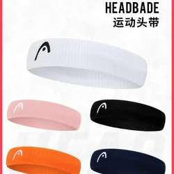 HEAD Sports Headband HEAD Tennis Hairbands Fitness Sweat Absorption Belt Badminton Yoga Basketball Running Headband Tennis Scarf