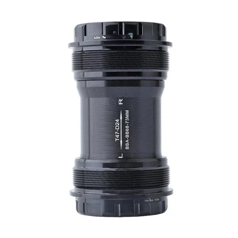 T47 Dub Threaded Bottom Bracket, 24/68mm Hollow Core Ceramic Bearing for Mountain & Road Bike, Screw-In Shaft