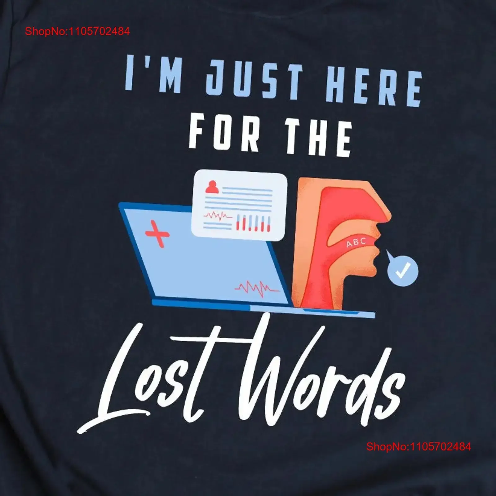 Speech Pathologist T Shirt Joke SLP Language Therapy Speechie vintage Washed Breathable Top For Everyday Wear homme Casual
