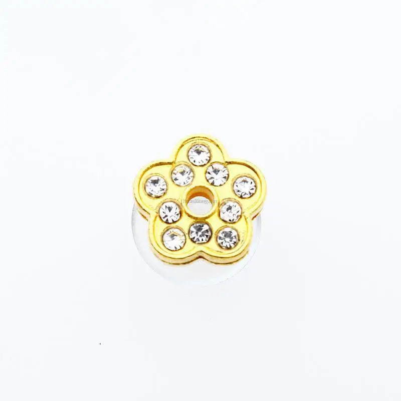 1 Stuks Gouden Letters Metalen Schoen Charmes Kristal Diamant Legering Bedels Schoenen Accessoires Gesp Hoge Kwaliteit Schoenen Decoratie