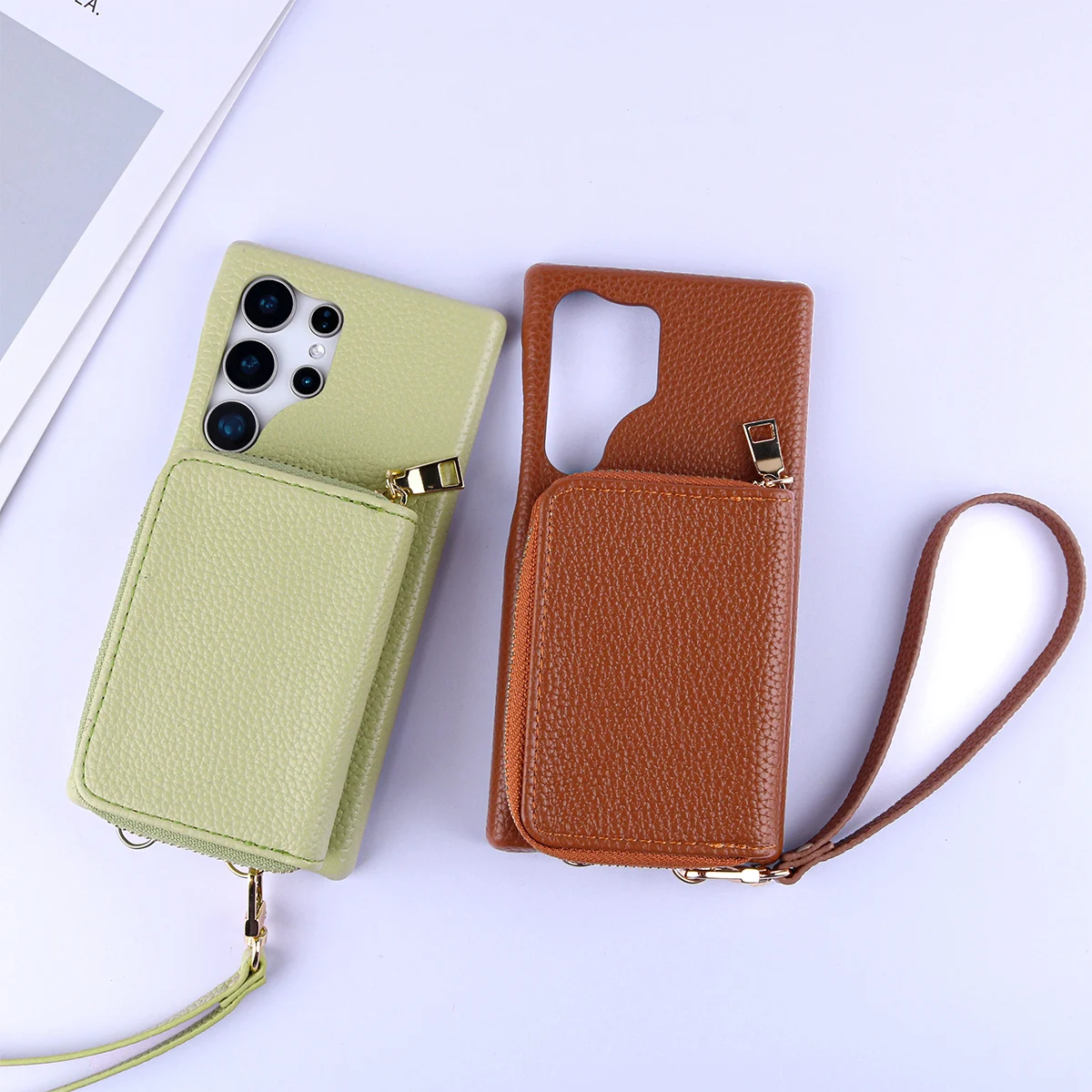 Lüks Kordon PU Deri Cüzdan Kıl - Phone Cases With Wallet On Back incelemesi ve fiyatı