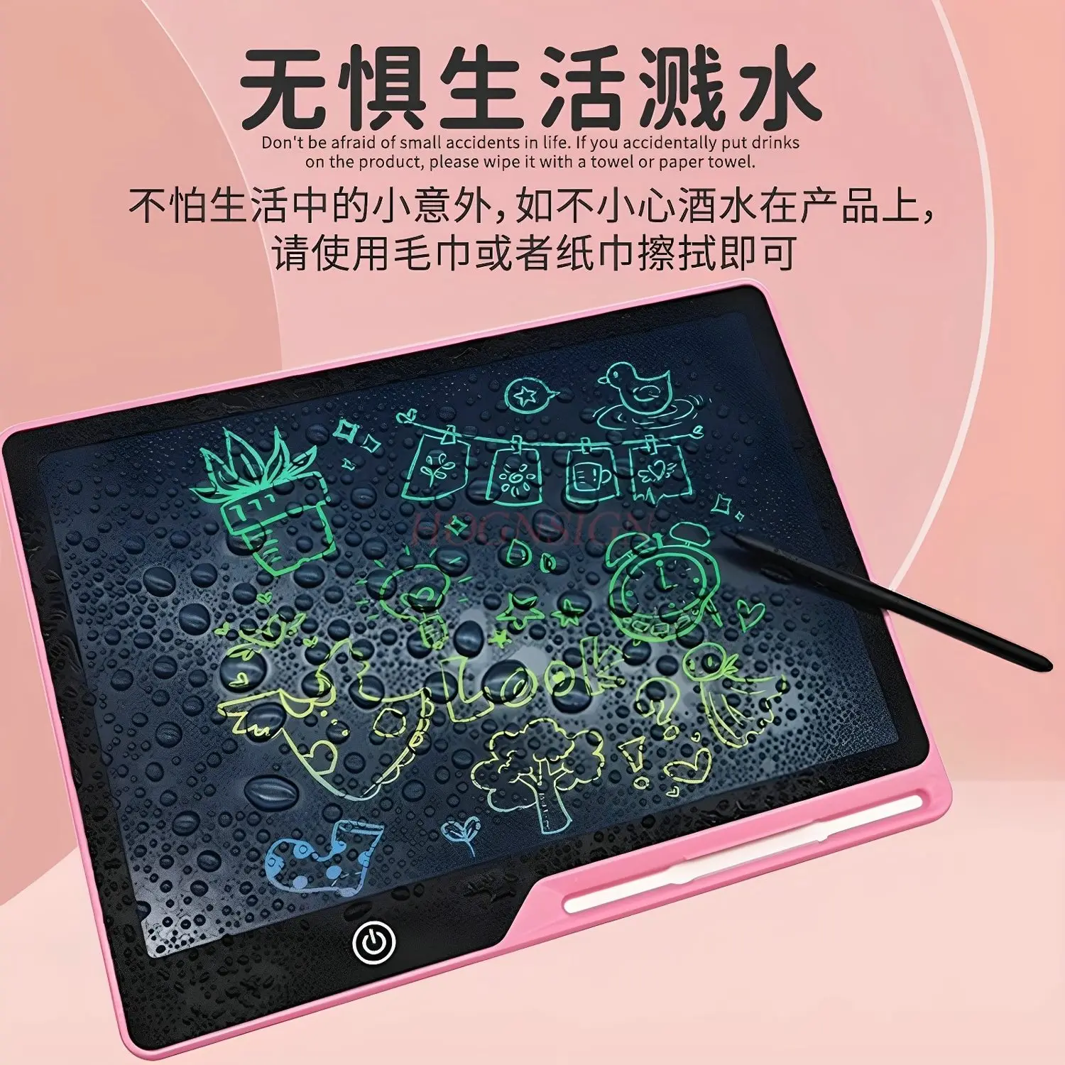 1pcs Rechargeable LCD handwriting board, writing board, drawing board, graffiti blackboard, children's drawing board