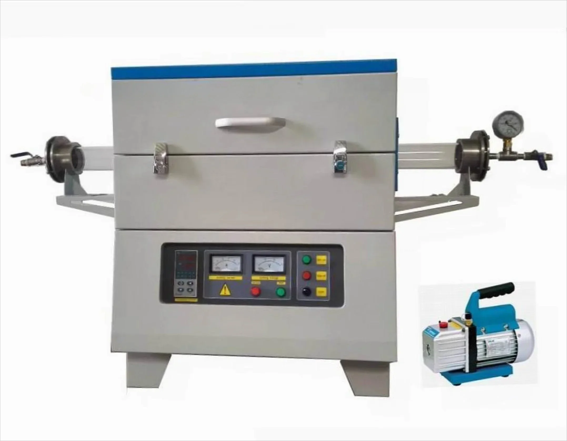 Нагревательное устройство, используемое в лаборатории вакуумной трубчатой печи.