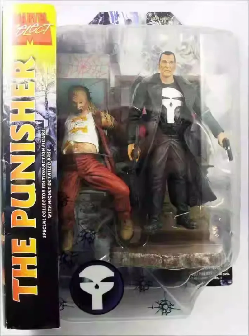 In Stock Original Diamond Select Toys 7 Inches Joint Movable Puppet Comic Version Punisher Great Gift From A Collector