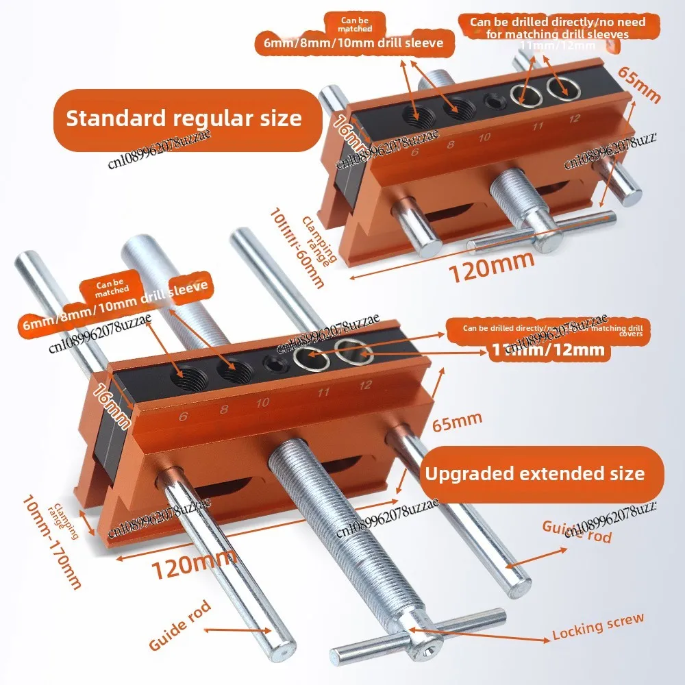 Woodworking Straight Hole Opener Metric Vertical Punching Positioner Laminate Support Rebouncer Wooden and Tenon