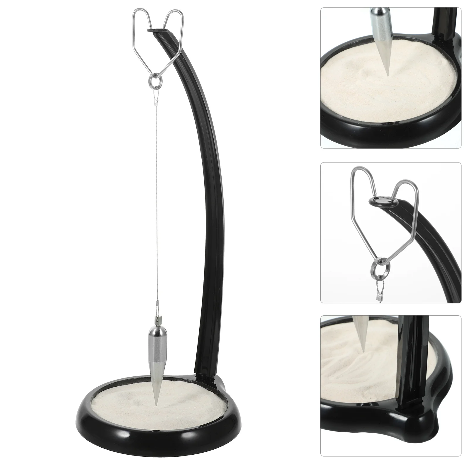 Adorno de Péndulo de Arena Metálica para Decoración del Hogar u Oficina, Elegante Obra de Arte para Escritorio, Objeto Decorativo Moderno para Estante, Sala de Estar o Escritorio