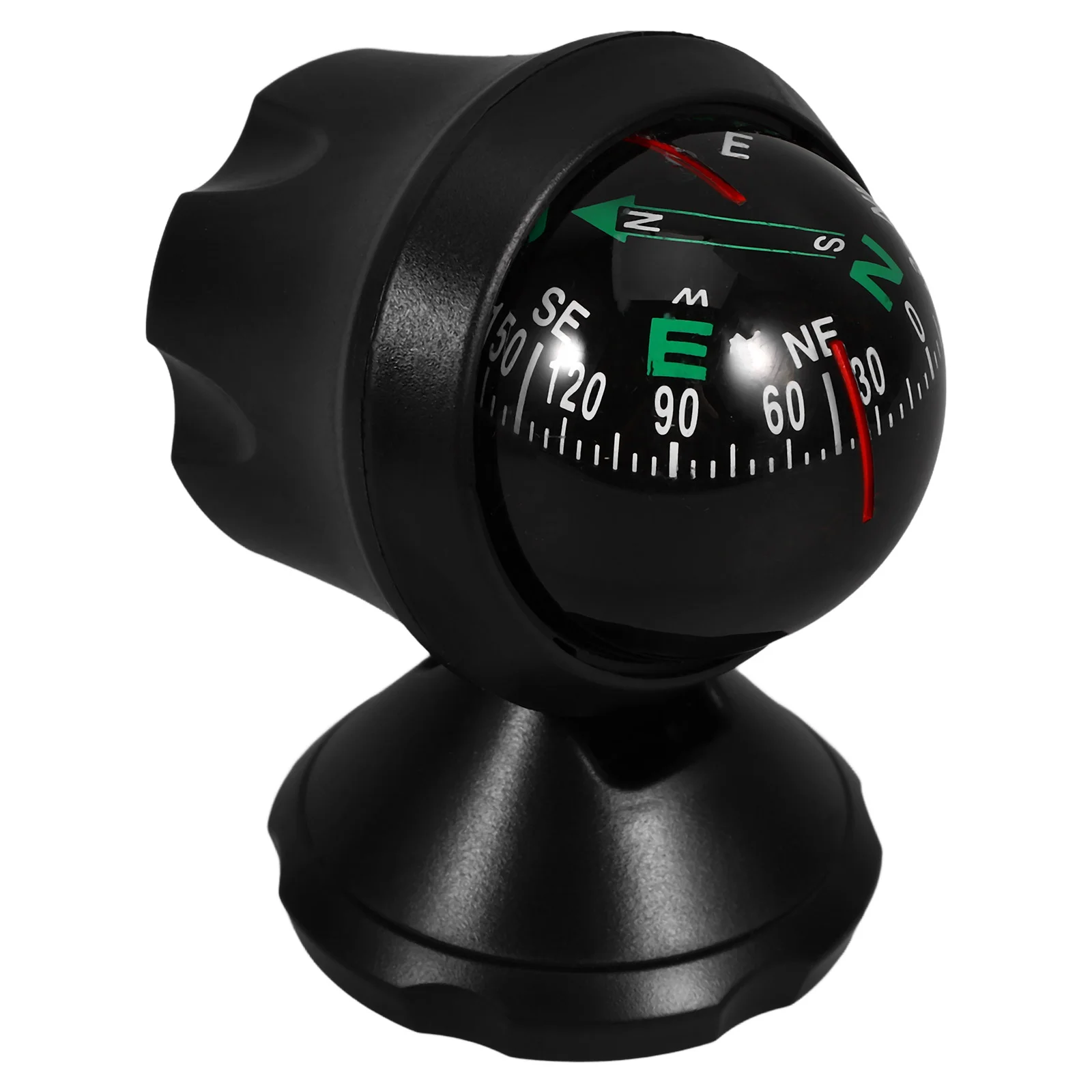 

Car Compass Auto Mini Compass Compact Ball Compass with Adhesive and Delicate Decoration Perfect for