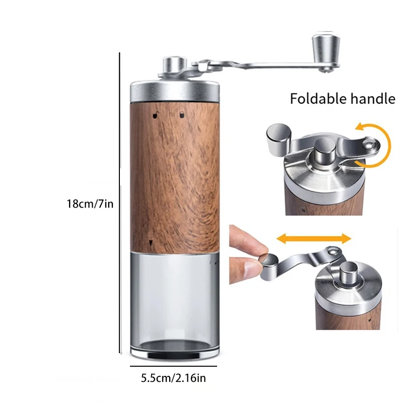 

Hand Coffee Bean Grinder Coffee Bean Grinder Small Household Hand Coffee Grinder Coffee Manual Grinder Practical And Convenient