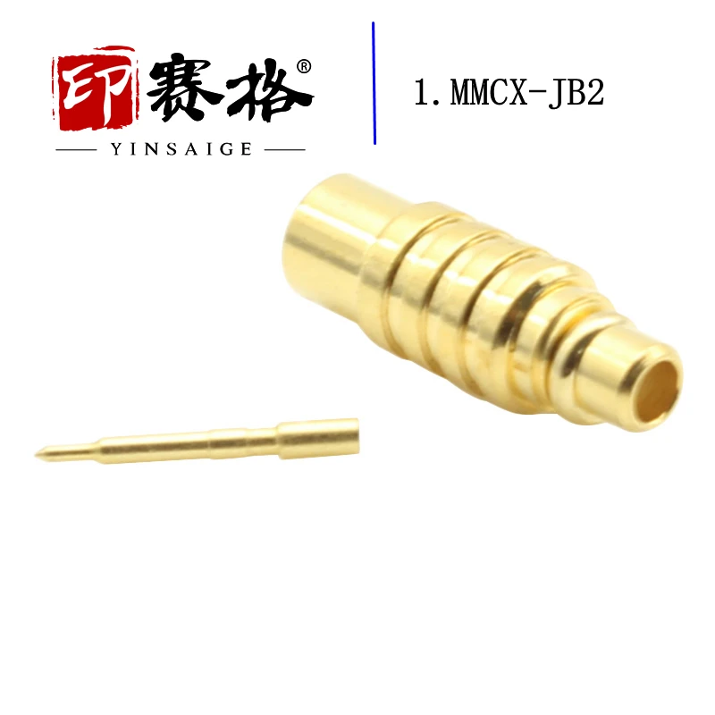 

MMCX-JB2 RF connector MMCX male, welded 50-2 semi-steel semi-flexible wire, with RG405/086 wire