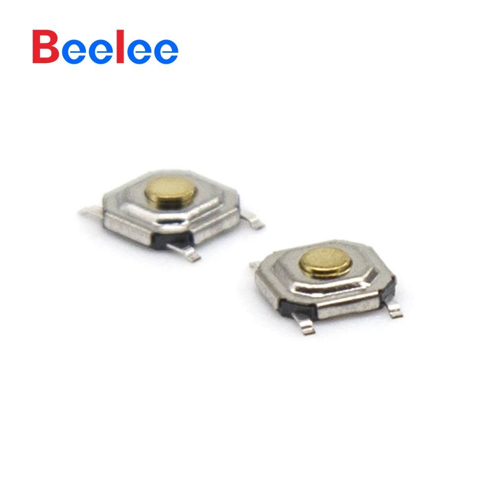 Beelee – interrupteur tactile en Silicone, 500 pièces, 5x5, bouton poussoir, Micro interrupteur tactile 12V, bouton Rohs sans bouton tactile avec commande sans fil