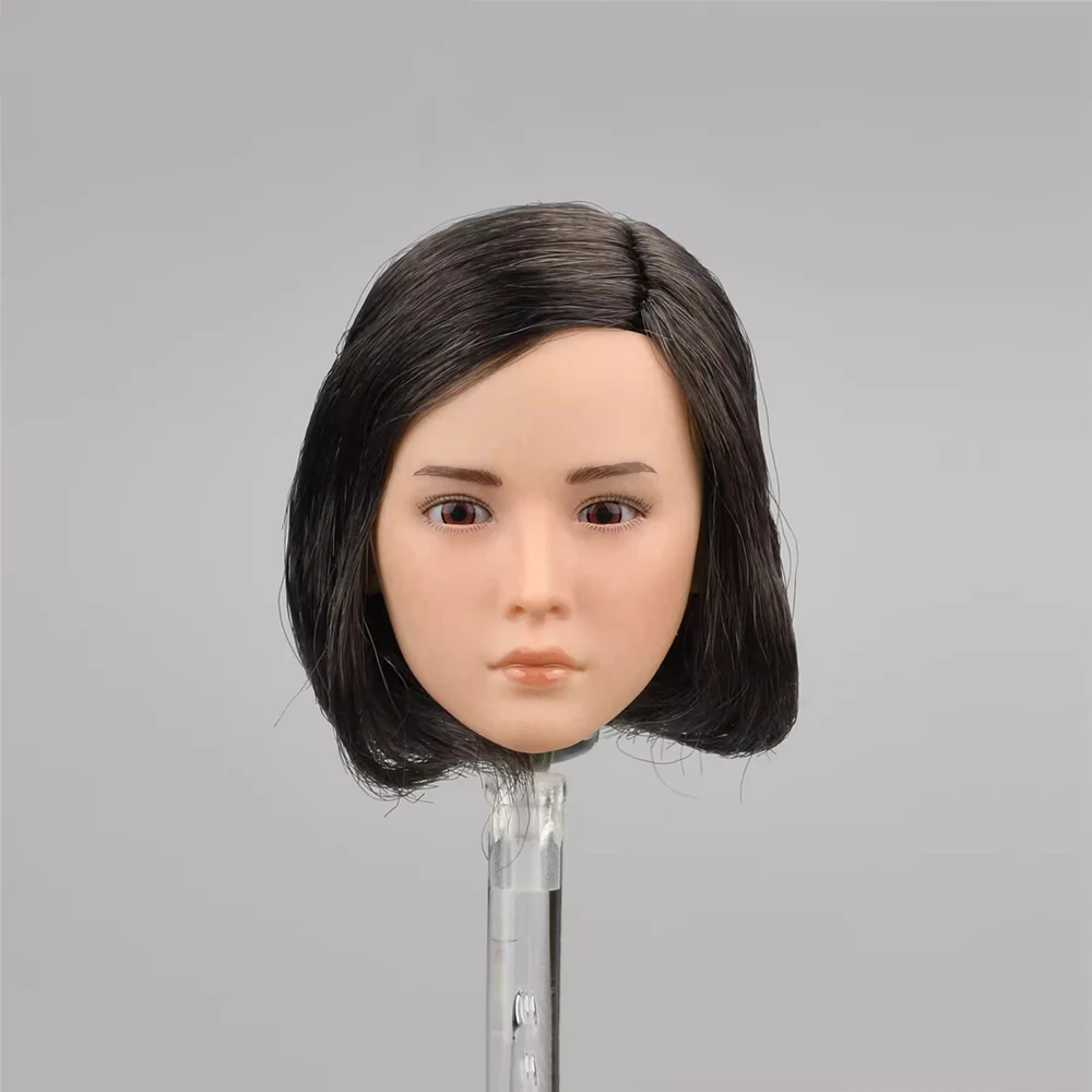 Flagset FS-73051 1/6 Asia Girl Soldier Warrior Vivid Head Sculpt Carving with Hair Transplant Cap Accessories For 12