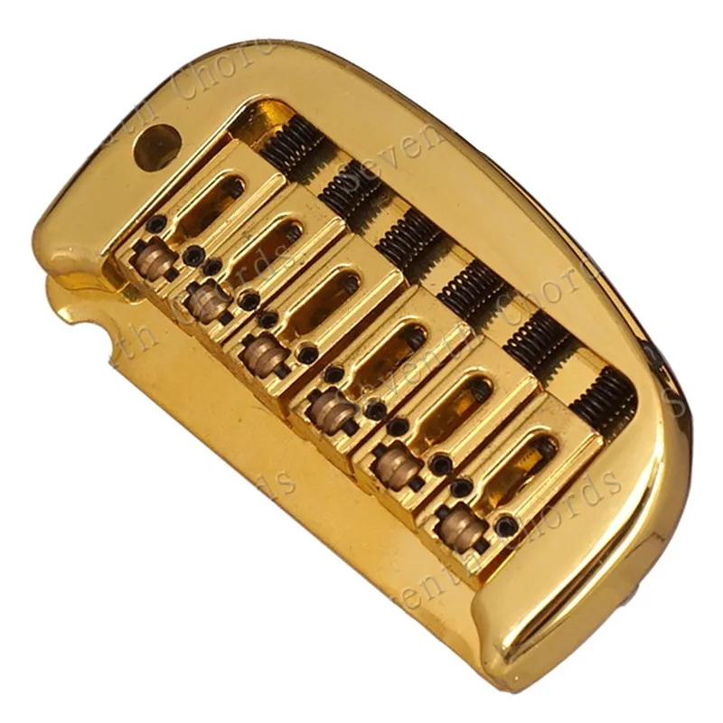 Für E-Gitarren-Zubehörteile Chorme Black Gold Wählen Sie ein Set 6-saitiges Tremolo-Brückensystem – Detail 6