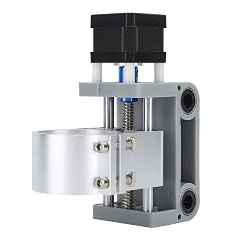 Suporte de motor de eixo cnc z, suporte estável e confiável de 52mm de diâmetro para genmitsu 3018 pro 3018 kit de atualização cnc (cinza)