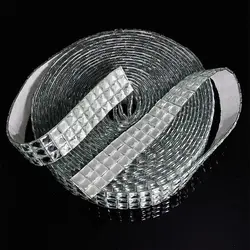 90cm Self-adhesive Crystal Diamond Glass Wall Sticker Mirror Mosaic Tiles Ball Party Home Decoration