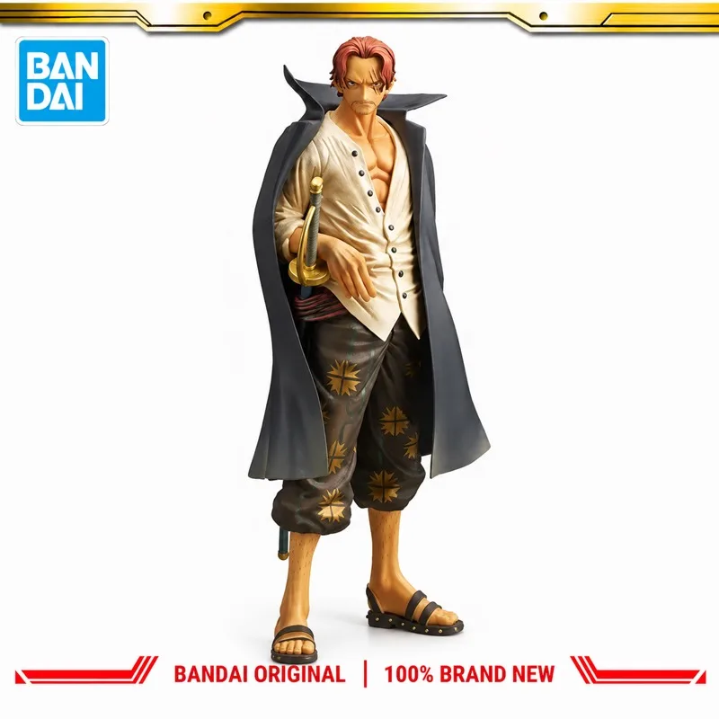 

In Stock Bandai Original Banpresto One Piece Shanks Action Figure Model Doll Brand New Boxed Anime Characters Toys Model Garage