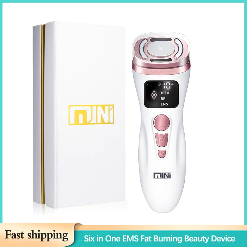 

Mini HIFU Ultrasonic Machine EMS Microcurrent Facial Beauty Device Tightening Skincare Facial Anti Wrinkle Tool