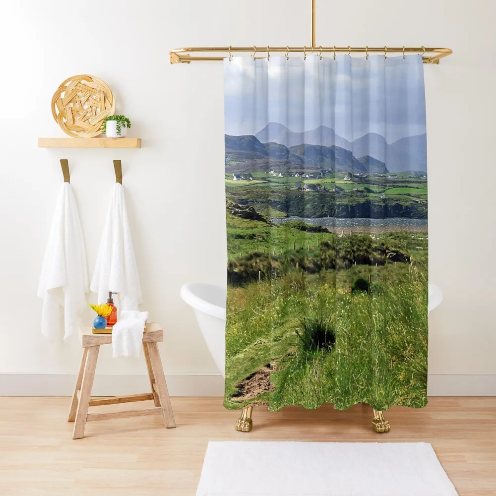 The Hills of Donegal Shower Curtain Waterproof Shower Modern Accessory Bathrooms For Bathroom Bathroom Deco Curtain