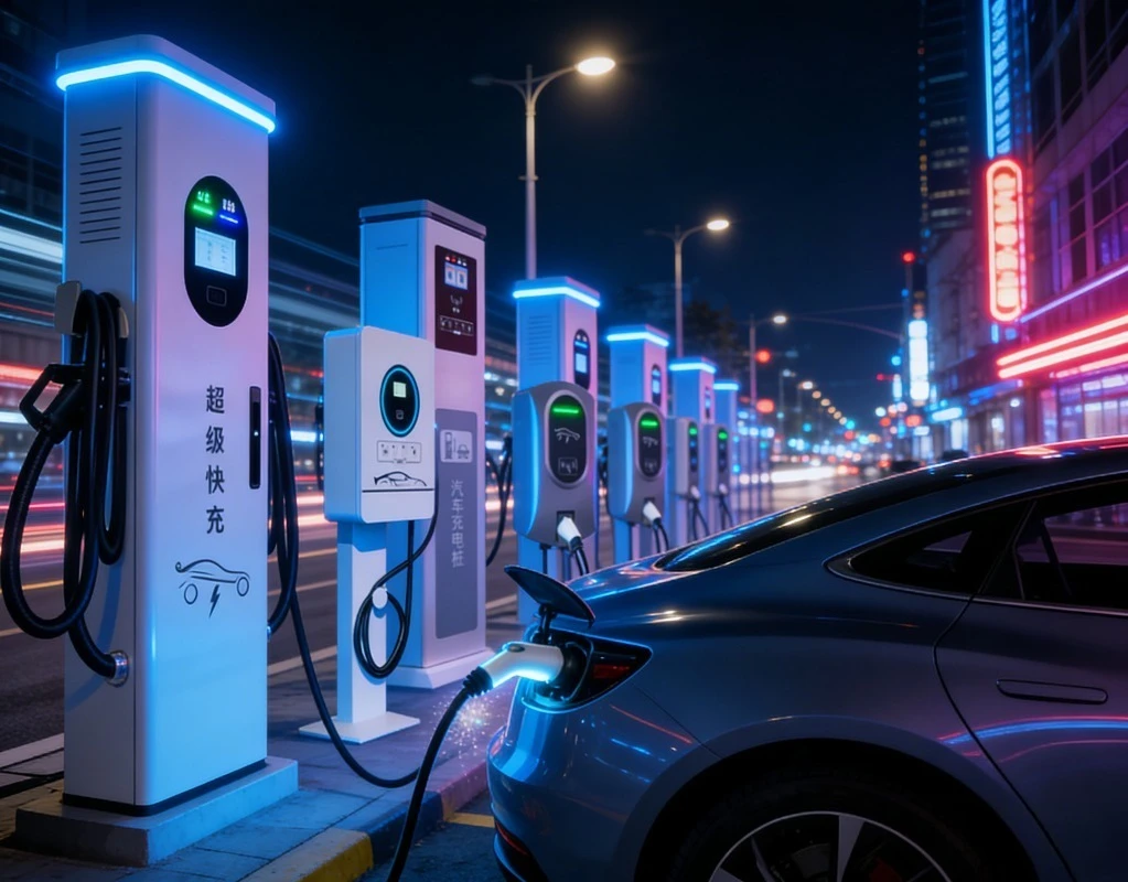Multi-Power DC EV Charger 40kW/60kW/120kW/240kW Double Gun Customized Design Fast Charging Pile for Business