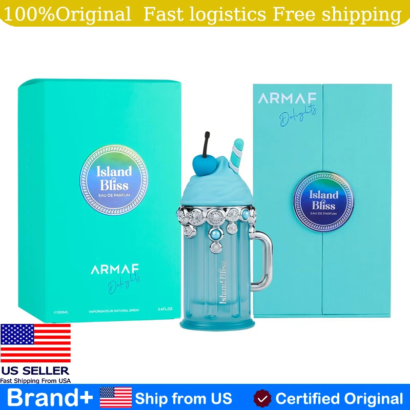 

Armaf Delights Island Bliss Men 100ML EDP Hair and Body Spray Long Lasting Fragrance Cologne Pheromone Portable Birthday Gift