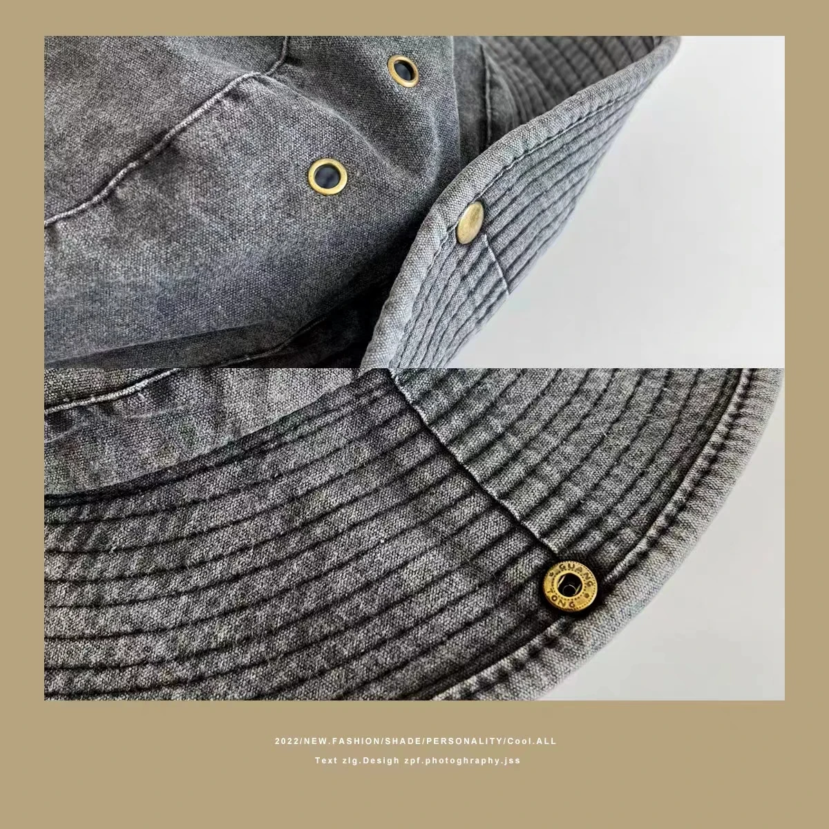 2025 Blauer Cowboy-Eimerhut mit Schnur, Herren-Denim-Strand-Sonnenhut für Damen, Outdoor, Wandern, Paar, Bob, Panama, Sommer-Fischerhut – Detail 33