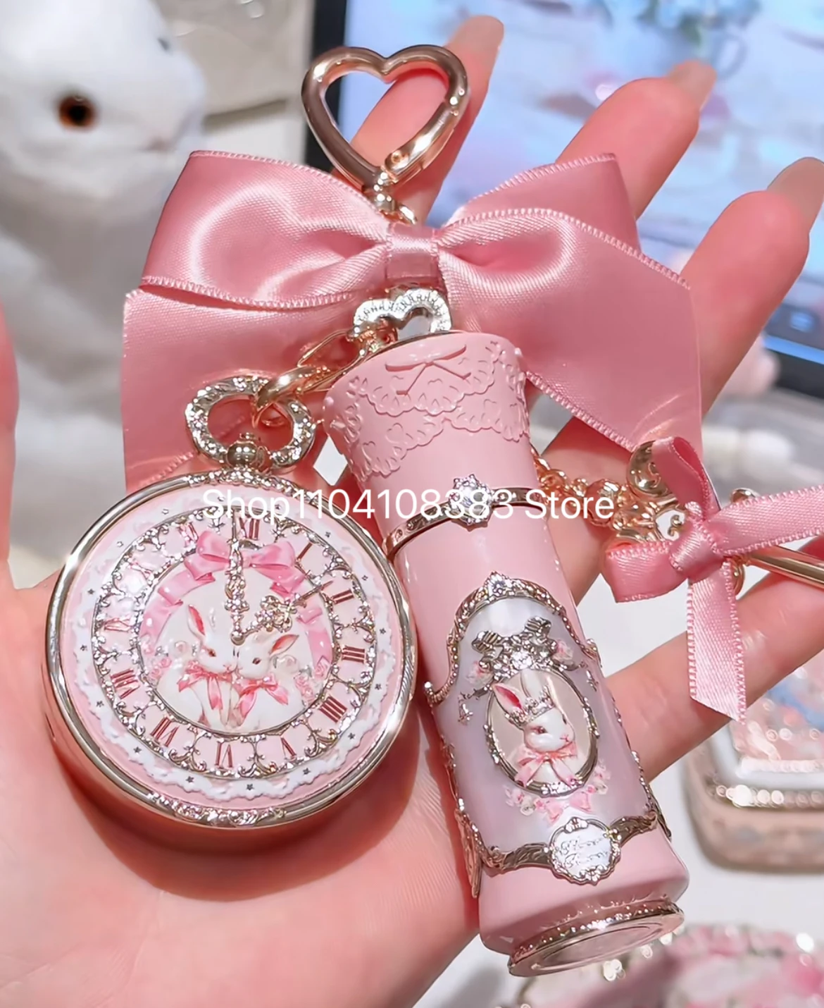 Flower Knows Bunny Garden Lip Cream Mud Thin Matte Soft Mist Velvet Liquid Lipstick Langdurige Lip Balm Make-up Cosmetica