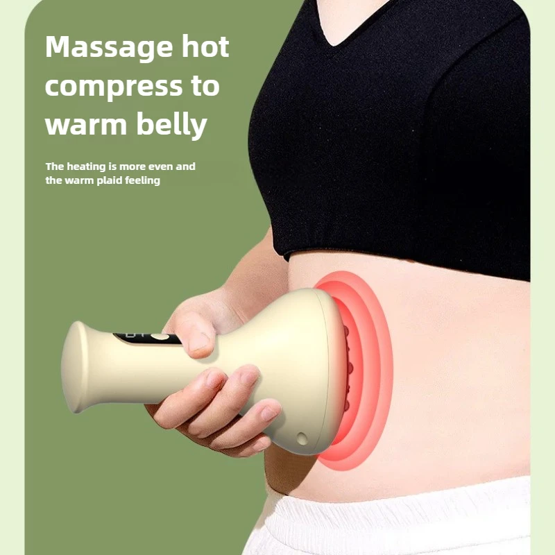 

Smart Cupping Massage Machine Vacuum Suction Cup 9 Levels Chinese Meridian Cans Red Light Heating Jars Body Cellulite Scraping
