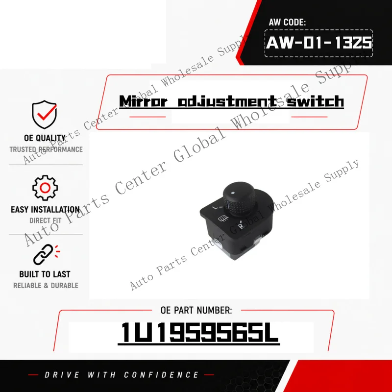 L+ for Skoda Octavia I MK1 1 VW PASSAT B5 GOLF MK4 Eletric Mirror Switch 1U1959565L