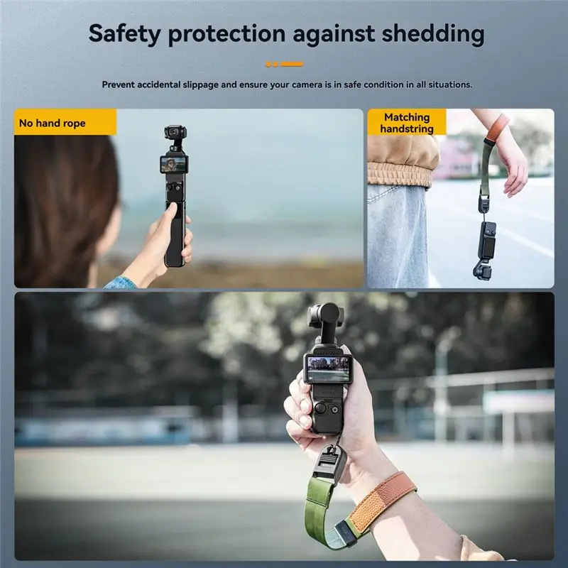 Y47A Wrist Strap for DJI Pocket3 Adjustable Anti-Lost Lanyard for DJI Action5Pro/4/3/X4/GoPro13/12