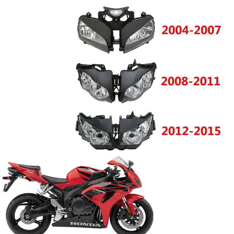 For Honda CBR1000RR CBR 1000 RR 2004-2007 2008-2011 2012-2015 Motorcycle Front Headlight otorcycle Acsessories