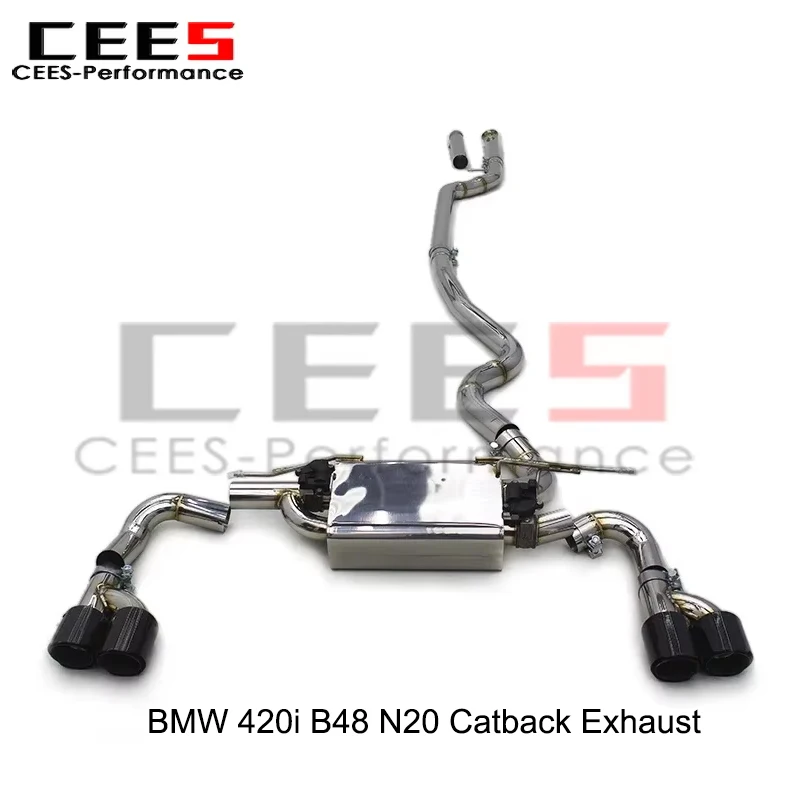 

CEES Catback Exhaust for BMW 420i B48/N20 2.0T (2014-2020) Stainless Steel Upgrade Performance Muffler Sport Sound Exhaust