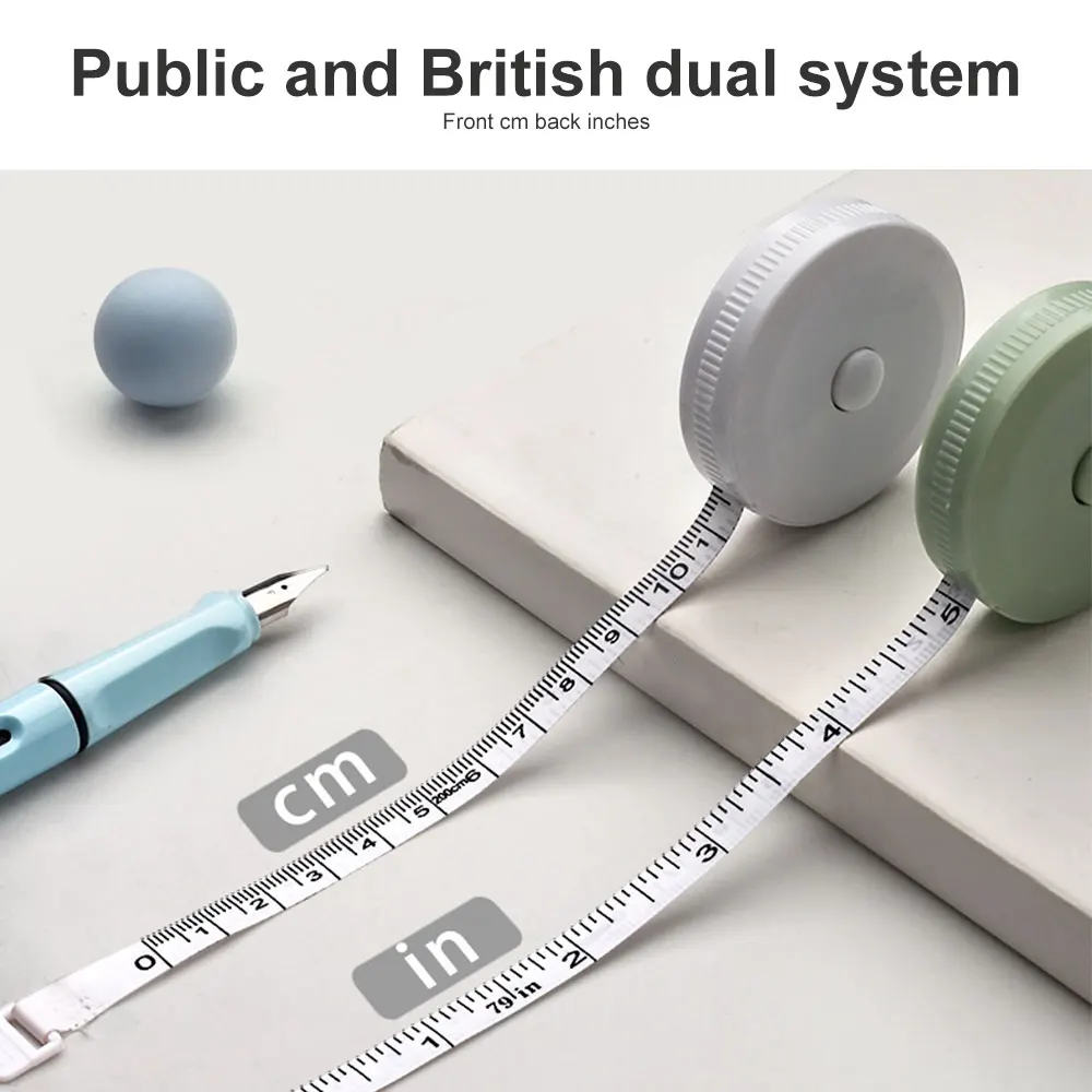 Mini Small Measuring Tape Portable Body Soft Tape Measure For Sewing Fabric Tailor Cloth Craft Measurement Tape 1.5M Ruler