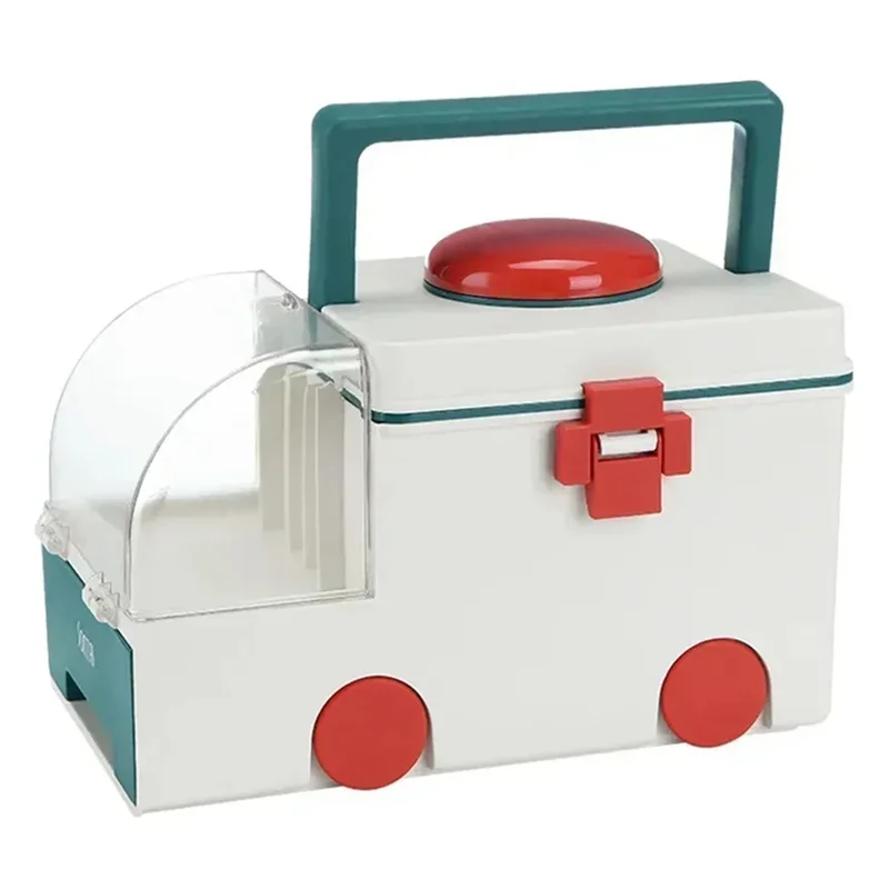 

ABKY-Multifunctional Ambulance Medicine Box Large Capacity Household Large Portable Portable Medicine Box Storage Box