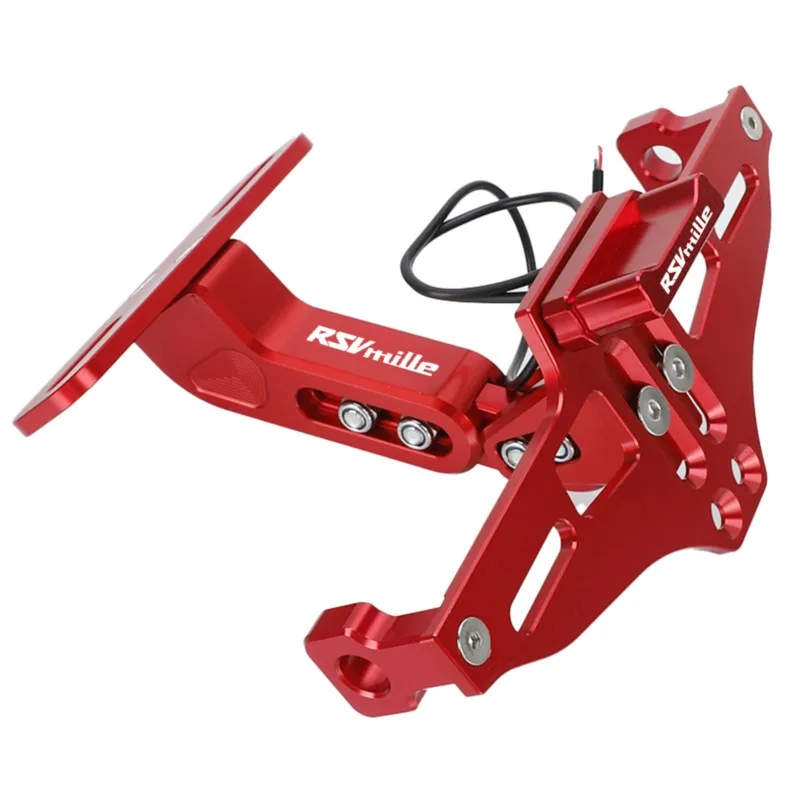 

For APRILIA RSV MILLE RSVMILLE 1999-2008 2007 2006 2005 2004 License Plate Holder Number Plate Frame Light Bracket turn signal