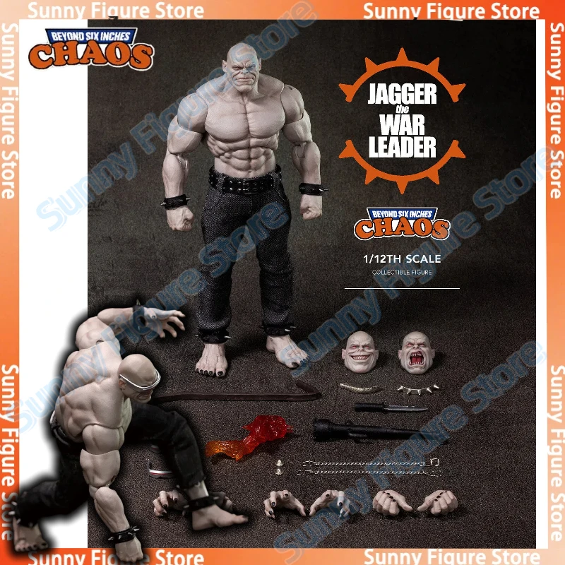 En stock, CHAOS Studio CHAOS 003 Jagger The War Leader, figura de acción coleccionable a escala 1/12, modelo personalizado, juguetes, regalos