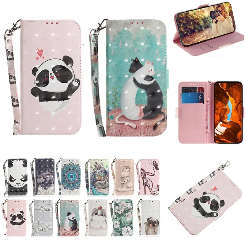 

Stand Flip Wallet Case For Asus Zenfone 9 ZS620KL ZE620kl 3D Wallet Protect Phone Cover