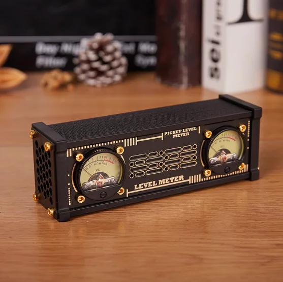 

Cyberpunk VU Head Retro Level Pickup Light RGB Music Rhythm Light Gall Machine VU Strap Backlight