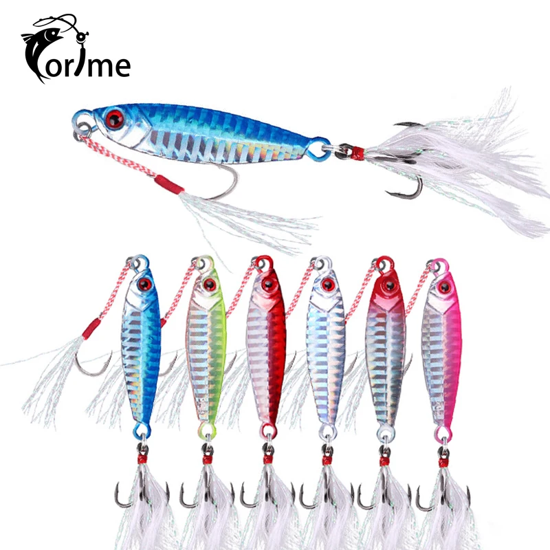 9pcs Metal Spoon Jigs Carp Fishing Lure 7g 10g 15g 20g 30g Lure fish Crankbait Jig Spoons Wobbler Bait Sea Fishing Lures