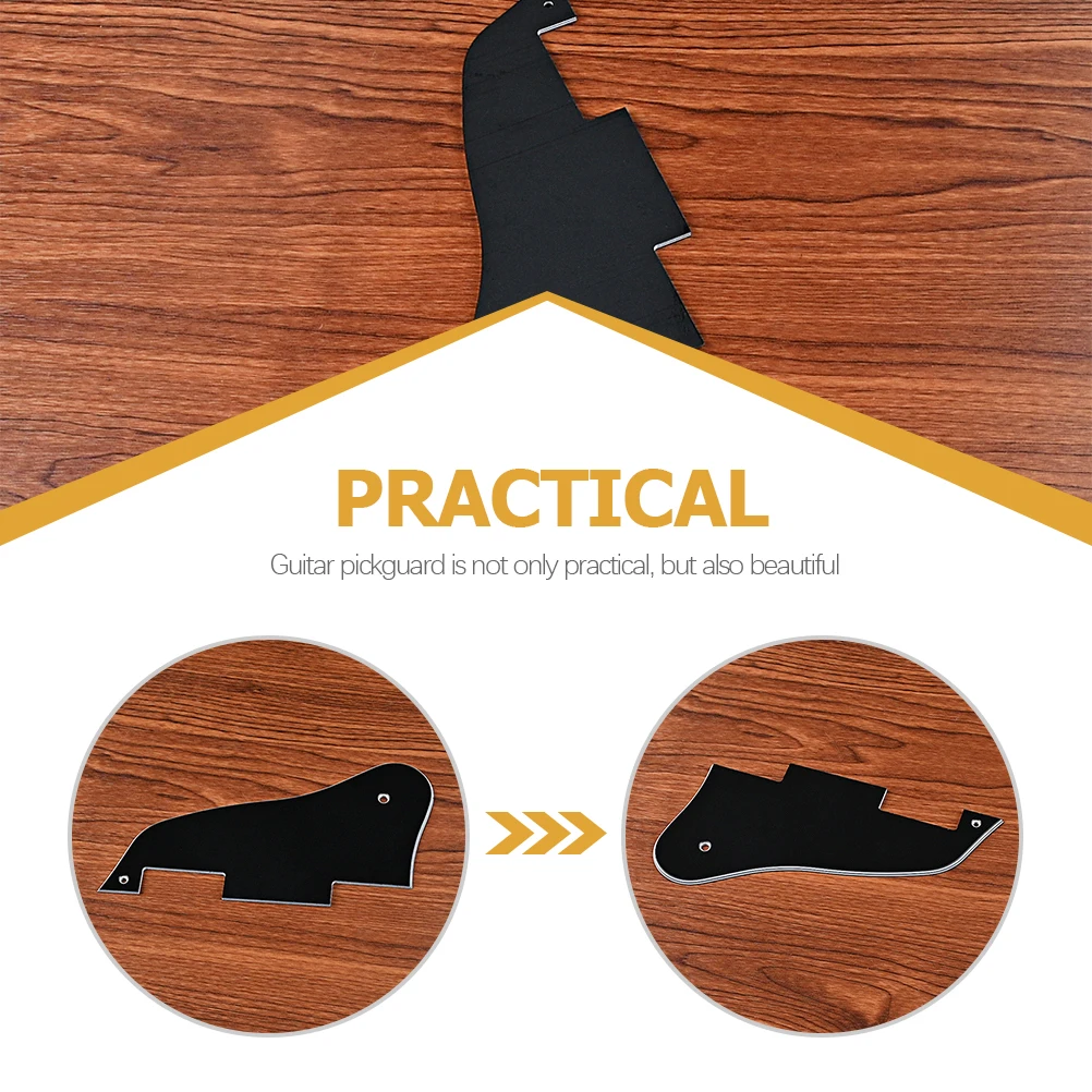 

Guitar Anti-scratch Plate Acoustic Guitar Parts Black Impact Protection Scratch Plate Protective Boards