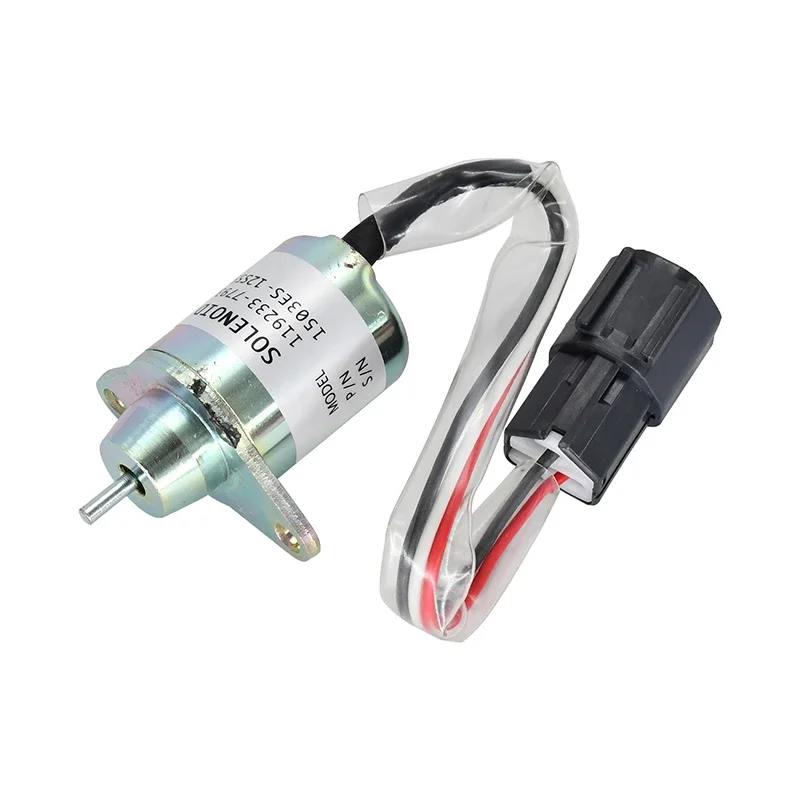 VOE 14521915 12V Shut Down Solenoid VOE14521915 14521915 Compatible with Volvo Excavator EC35C EC55C EC20C ECR58 ECR88